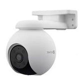 Camara Pt 3K Ezviz Cs-H8-3K 5Mp / Cobertura Panoramica 360 / Deteccion Humana / Deteccion De Vehiculo/ Sirena / Luz Parpadeante / Colores En Oscuridad / Micro Sd / Presets / Exterior